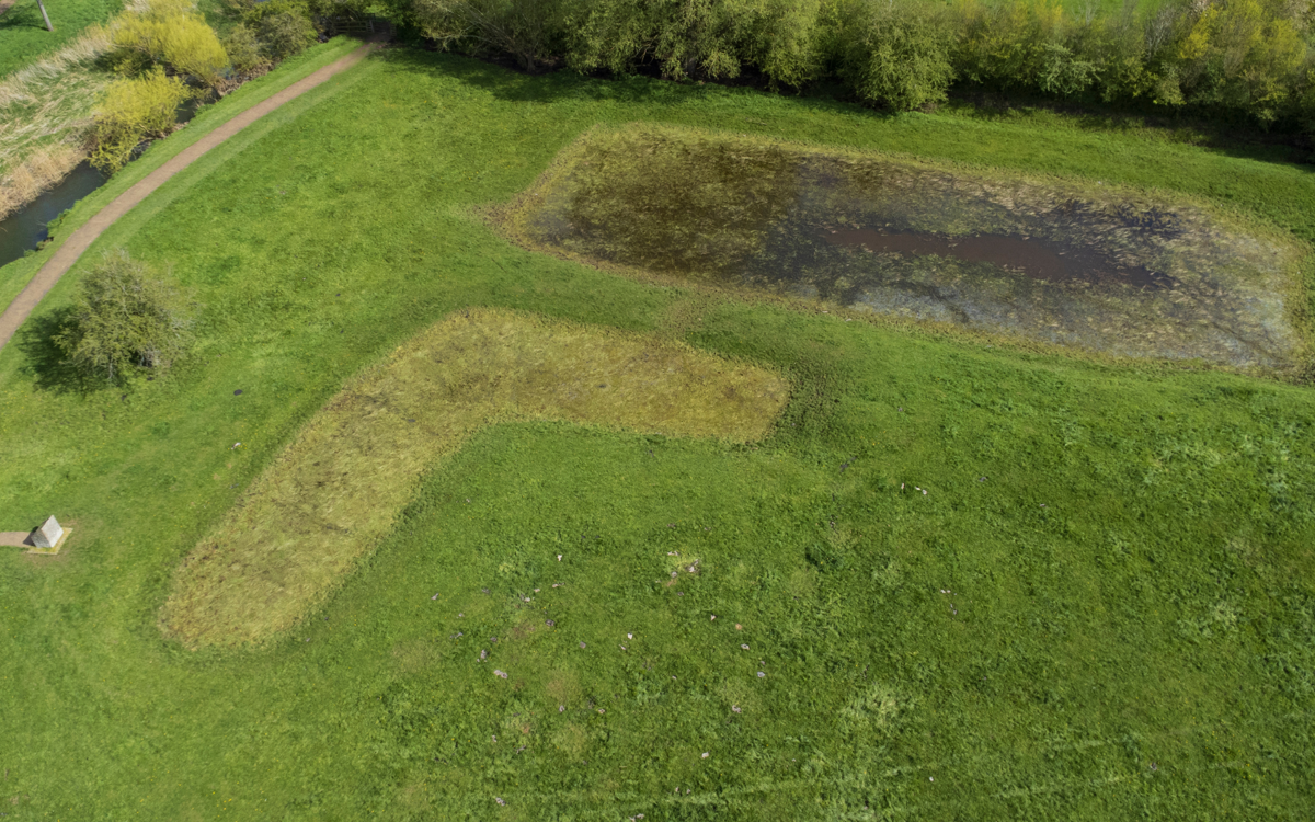 Woolstone Earthworks - two ponds