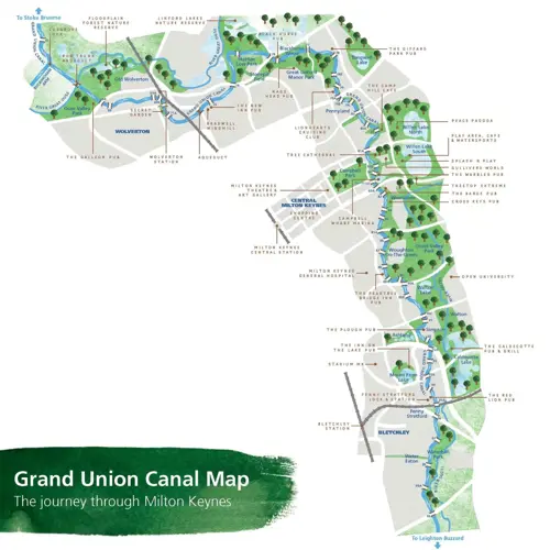 Grand Union Canal map