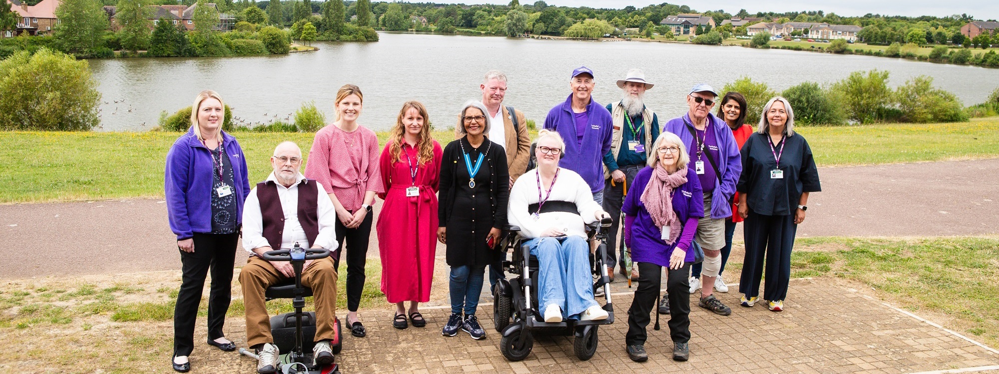 Access Ambassadors and Parks Trust staff at the AccessAble Guides launch event